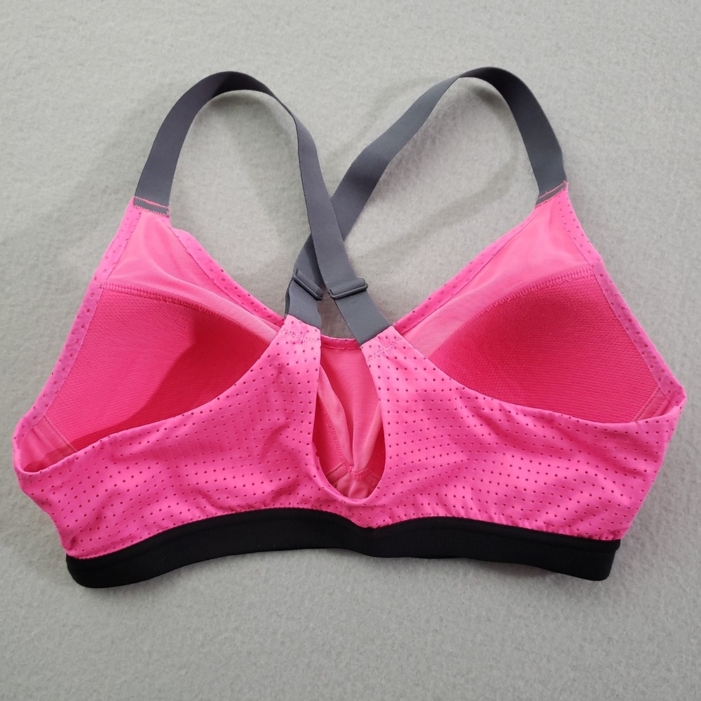 Victoria Sport Womens 34C Sport Bra Pink Perforated Lightweight 345588-S45 - Picture 8 of 15